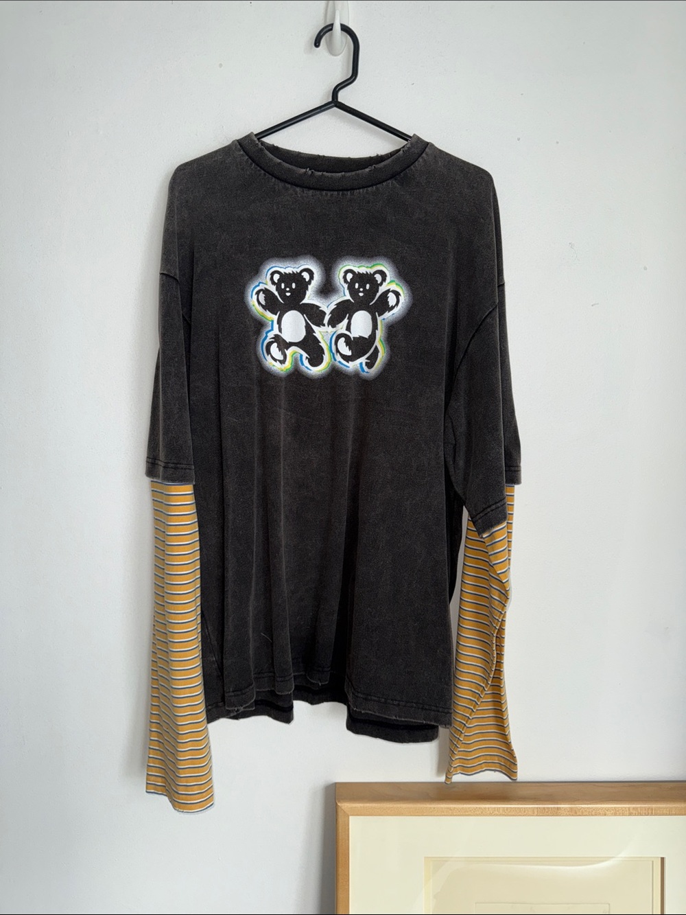 WE11DONE Layered Long Sleeve Tee